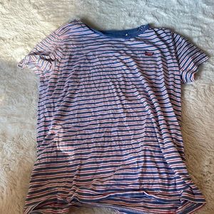 striped levi’s shirt